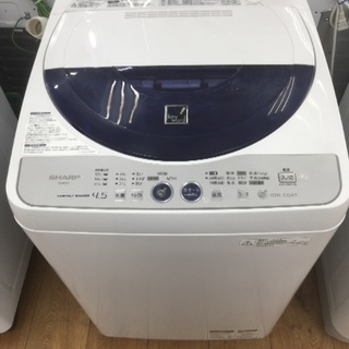 [安心の6ヶ月保証]SHARP 全自動洗濯機 4.5kg [トレファク八王子めじろ台店]