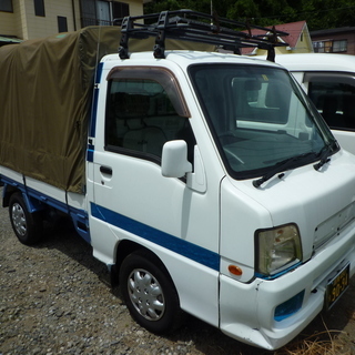 平成１６年　サンバートラック幌付　軽トラ　5MT　車検長く３２年...