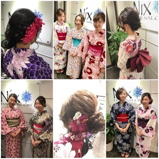 まだ間に合う！ヘアセット＆浴衣着付け♪《友達2人以上で嬉しい￥5...