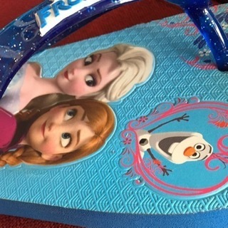 24㎝☆新品☆ディズニー ビーチサンダル⭐︎青の画像
