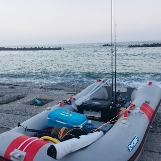 海釣りゴムボート動向募集‼️