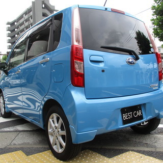 ステラ660Lリミテッド　アイドリングストップ　社外メモリーナビ　ETC（ブルー）ハッチバック 軽自動車の画像