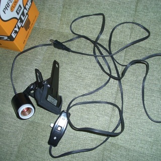 写真照明用アイランプ　PRF500W　フラッド　スイッチつきコード　中古の画像