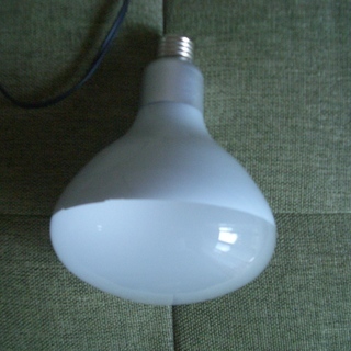 写真照明用アイランプ　PRF500W　フラッド　スイッチつきコード　中古の画像