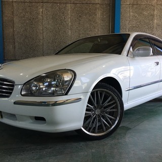 日産 シーマ ４５０Ｘ　ＦＯＵＲ　社外２０インチ　純正マルチ　ＥＴＣ