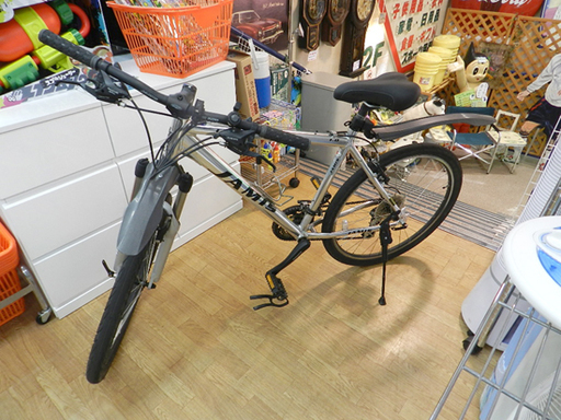 JAMIS/ジェイミス クロスバイク 26インチ 6061 T-6 ブラック×シルバー 24段変速 自転車  ☆ PayPay(ペイペイ)決済可能 ☆ 札幌市 清田区 平岡