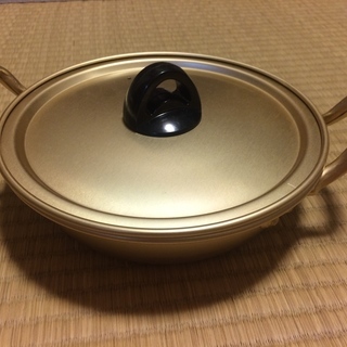新品未使用！アルミ製鍋 / 袋ラーメン、うどん鍋 / 18cm / ひとり鍋 の画像