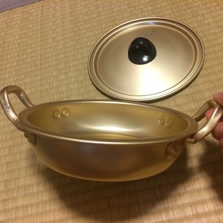 新品未使用！アルミ製鍋 / 袋ラーメン、うどん鍋 / 18cm / ひとり鍋 の画像