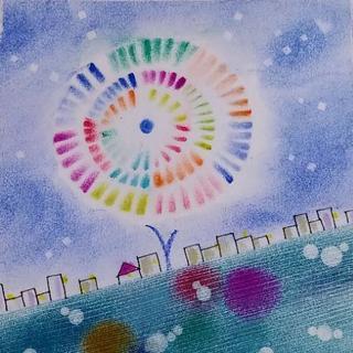 楽しくパステル和みアート