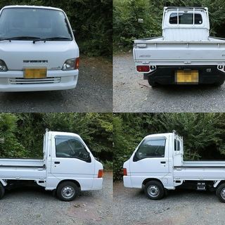 ★ご成約★ ■兼業農家のうちで使っていた営農サンバートラック４ＷＤ■５速■エアコン付■１オーナー■禁煙■車庫保管■整備記録簿８枚■の画像