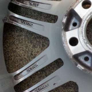 【最終値下です💦】アルミホイール冬タイヤセット4本225/55R17【中古】の画像