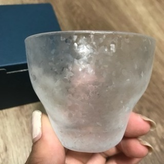 新品未使用 日本酒や冷茶などに グラスペアの画像