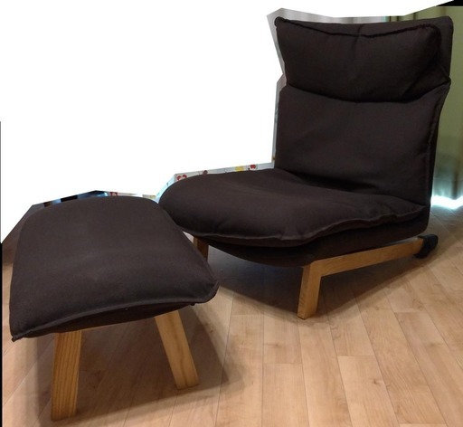 無印良品の1人用リクライニングソファ