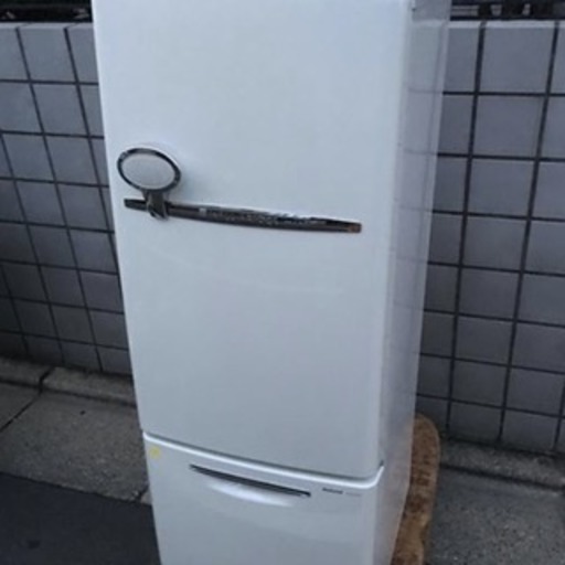 【動作保証有 送料無料】希少 レトロ デザイン家電 National Panasonic 2ドア冷蔵庫 WiLL FRIDGE mini NR-B16RA 162L ナショナル パナソニック SMEG