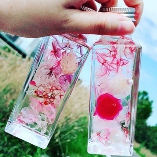ハーバリウム★夏休みレッスンの画像