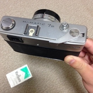 家にあったレトロなカメラの画像