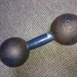 10kgの鉄アレー１個の画像