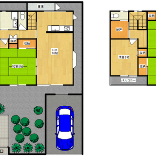約４９坪中古戸建　+　約４８坪宅地付き！！