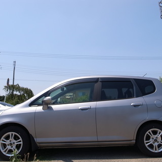 平成18年後期型フィット 走行距離57800km 検31.2 実走行 ETC 社外14AW 黒系内装 ウィンカー付ドアミラー キーレス 取説の画像