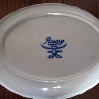 洋食器YAMATO　Rosaryのオーバル皿１枚♪の画像