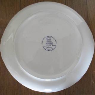 洋食器NIKKOの青花フラットプレート１枚♪ホールケーキ台などに♪の画像