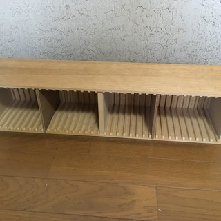 CDラック 木質系 ３４枚収納 タテ/ヨコ置き の画像