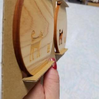 ★新品　木製コースター干支の画像