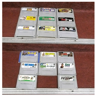 札幌【スーパーファミコンソフトまとめて17本!】カセット ダービースタリオンⅢ＆Ⅱ ジーコサッカー他 スーファミ 本郷通店の画像