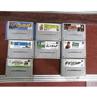札幌【スーパーファミコンソフトまとめて17本!】カセット ダービースタリオンⅢ＆Ⅱ ジーコサッカー他 スーファミ 本郷通店の画像