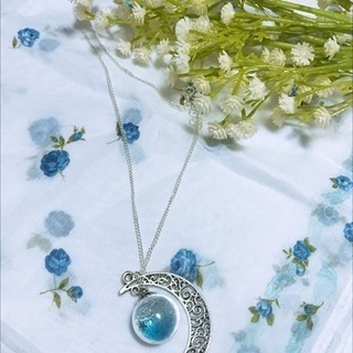 月と星のネックレスの画像