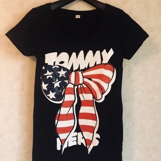 TOMMY HILFIGER　星条旗リボン　Tシャツ★
