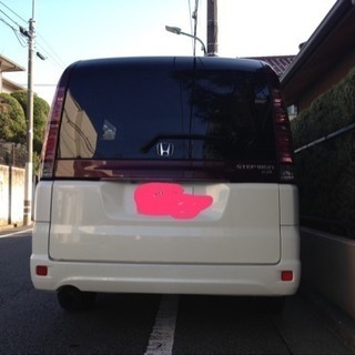 ホンダ　ステップワゴン  24L 純正DVDナビ　リアカメラ　HID  スタッドレスタイヤ付の画像