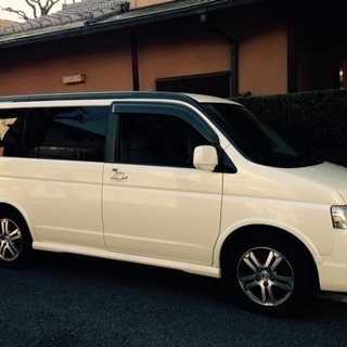 ホンダ　ステップワゴン  24L 純正DVDナビ　リアカメラ　HID  スタッドレスタイヤ付の画像