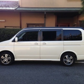 ホンダ　ステップワゴン  24L 純正DVDナビ　リアカメラ　HID  スタッドレスタイヤ付の画像