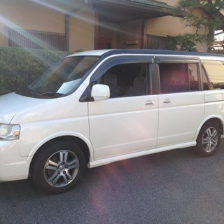 ホンダ　ステップワゴン  24L 純正DVDナビ　リアカメラ　HID  スタッドレスタイヤ付の画像