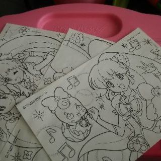 ☆値下げ！☆おまけ付き🎵【ハピネスチャージプリキュア】らくがきんちょの画像
