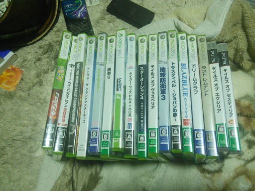 Xbox360ソフトとプレステ3ソフト