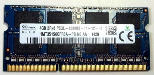 [終了]・4GB ノートパソコン用メモリ Hynix C3L-12800S DDR3-RAM
