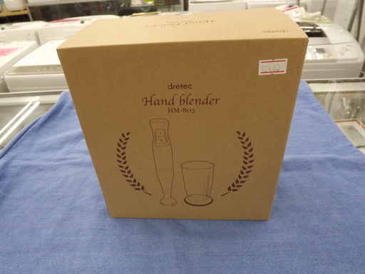 新品 dretec ドリテック ハンドブレンダー Hand blender HM-803 アイボリー 調理家電　西岡店