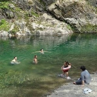 8月5日天川で川遊び！