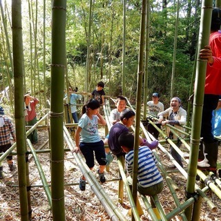 バンブータワー作り合宿　～若者よ自由に生きよう！！～ 