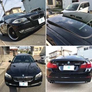 BMW 528i 新品20インチAW サンルーフ 黒革 直6エンジン シルキーシックス 8速ATの画像