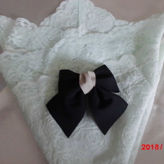 リボン　バレッタの画像