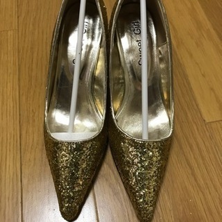 ラメラメド派手パンプス✨