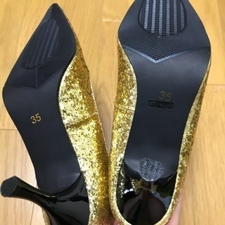 ラメラメド派手パンプス✨の画像