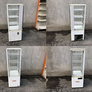 ★ 動作〇 ★ 冷蔵ショーケース SANDEN AGR-190Y-B 149リットル [有効容量101リットル] 高さ141 x 奥行54(取っ手含) x 幅42.5 cmの画像