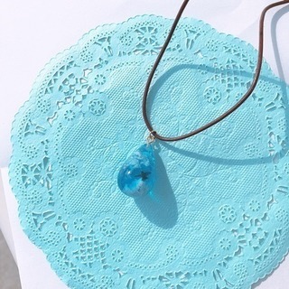 空飛ぶ鳥の雫ネックレスの画像