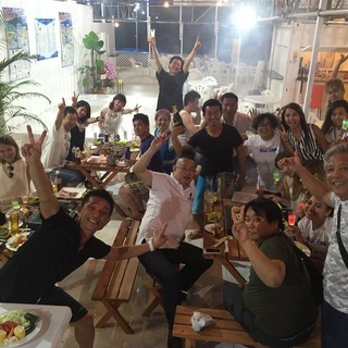 須磨海の家でお盆休みのアルバイトの画像