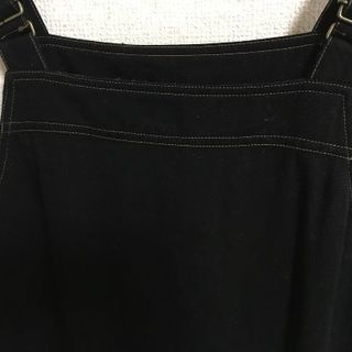 【済】マタニティー ジャンパースカート ジャンスカ 黒 ブラック 通年
