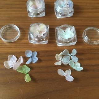 ☆未使用☆紫陽花 プリザーブドフラワー パーツの画像